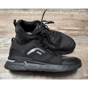 FitVille Men's 10 Wide Black Rebound Core Walking Shoes